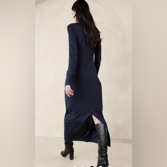 Banana Republic Deep Blue Maxi Dress - Picture 2 of 7